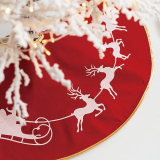 Christmas Tree Skirt Red