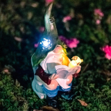 Funny Garden Gnomes with Solar Lights￼