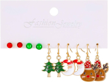 MIANHT Christmas Earrings Set