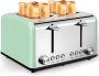 Stainless Steel Toaster 4 Slice