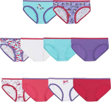 Hanes Girls’ Hipster Underwear Pack