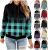 Women’s Casual Solid Color Gradual Drawstring Hoodies Long Sleeve