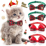 EasyAcc Christmas Cat Bow Tie