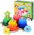 SMTTW Wooden Sorting & Stacking Toys for 1-3 Toddlers