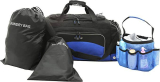 Travelers Club 4 Piece Gym Duffel and Accessory Set