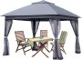 11×11 Outdoor Pop up Gazebo, Only Gray