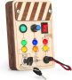 DINORUN LED Light Switch Busy Board Montessori Toy