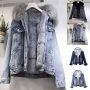 Wuztai Women’s Stretch Denim Jacket