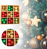 MIANHT 99 Pcs Colorful Christmas Hanging Balls