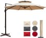LAUREL CANYON Patio Offset Cantilever Umbrella Outdoor Hanging Umbrella