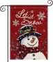 Christmas Garden Flag Double Sided