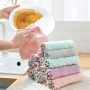 5pc Super Absorbent Microfiber Kitchen Dish Cloth High-Efficiency