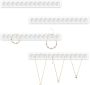4 Pack Necklace Hanger