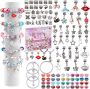 115pcs Bracelet Making Kit Cute Stuff Gifts for Girls