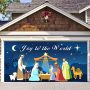 Christmas Decorations Garage Door Banner Cover