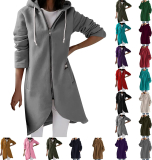 Womens Hooded Sweatshirt Jacket