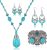 YADOCA 4 Pieces Bohemian Turquoise Jewelry Set