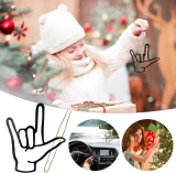 Christmas Tree Home Decoration Pendant I Love You