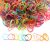 500 PCS Multi-Color Toddler Elastics Mini Hair Ties