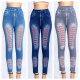 Women’s Denim Leggings Pants