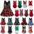 bmkBWO Mrs Claus Dress for Women