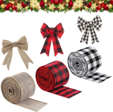 Christmas Buffalo Plaid Ribbon for Christmas