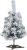 ZZKHGo Snow Flocked Christmas Tree 47.2 inch Premium Hinged Artificial Pines Tree