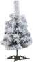 ZZKHGo Snow Flocked Christmas Tree 47.2 inch Premium Hinged Artificial Pines Tree
