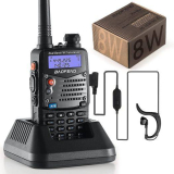 8-Watt Dual Band Two Way Radio with 2100mAh
