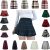 Womens Plaid Skirts Trendy High Waisted Pleated Mini Skirts