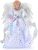 Oubomu 10 LED Pre-lit Lighted Christmas Angel Tree Topper