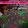 Butterflies Pattern Glow in The Dark Throw Blanket