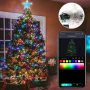 Smart LED Strip Lights with Star Tree Topper for Christmas Tree