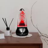 Led Volcano Lamp, red Lava Erupting