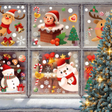Christmas Window Stickers Decals Decorations