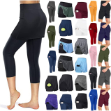 Swrowesi Women Long/Short Yoga Legging