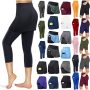 Swrowesi Women Long/Short Yoga Legging