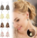 ZZWXWA Cute Female Christmas Tree Earrings