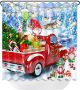 Christmas Shower Curtains for Bathroom