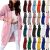 Long Hoodie Jacket for Women Casual Pockets 