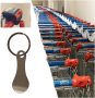  Aluminum Alloy Key Ring Shopping Trolley Token￼