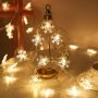 4.5M 30LED Christmas Snowflake String Lights