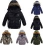 Boys Down Jacket Pullover Fleece 
