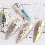  Flower Nail Stickers 5D Hollow Butterfly Nail Art 