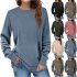 Yanvan Women’s Chunky Knit Sweater Solid Color V Neck