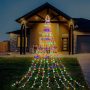  Outdoor Christmas Star String Lights–16.4Ft￼