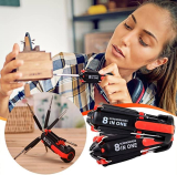 8-in-1 Portable Screwdriver Led Two Lights