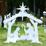  Outdoor Nativity Scene￼