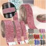 1 Pc Self Adhesive Crystal Rhinestone Ribbon￼