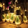  Christmas Tree Snow Globe LED String Lights￼